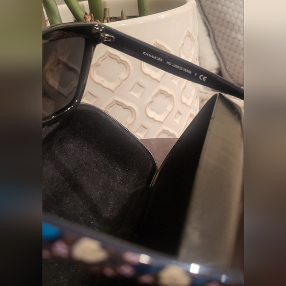 Coach Cat Eye Black Sunglasses - Picture 6 of 7